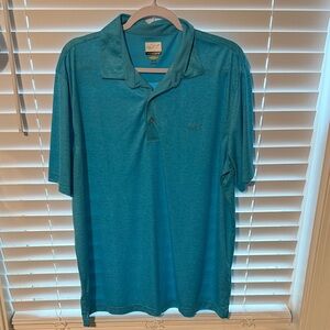 Men's Blue Greg Norman Golf Polo Shirt